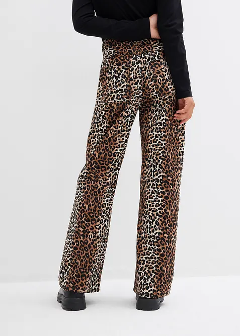 Džíny Wide Leg, Mid Waist, bonprix