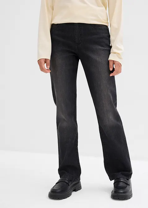 Džíny Bootcut, Mid Waist, bonprix