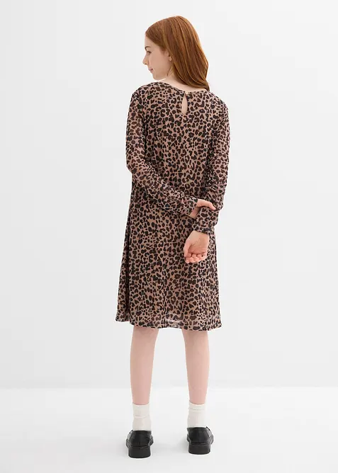 Mini šaty ze síťoviny, bonprix