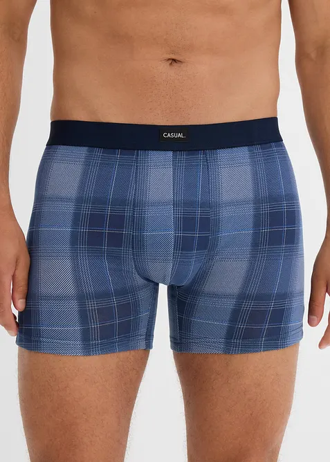 Středně dlouhé úzké boxerky s bavlnou (2 ks v balení), bonprix