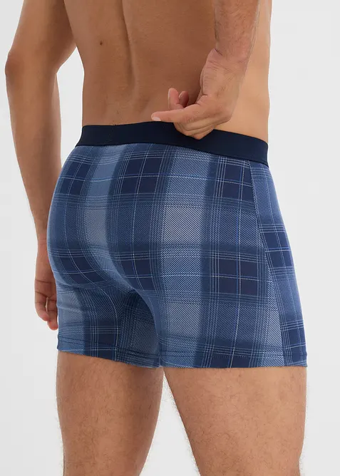 Středně dlouhé úzké boxerky s bavlnou (2 ks v balení), bonprix