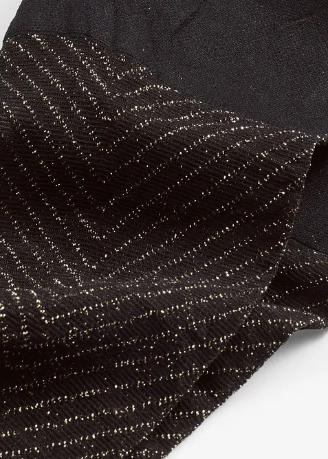 Transparentní punčochové kalhoty s třpytivým vzorem, 20 DEN, bonprix