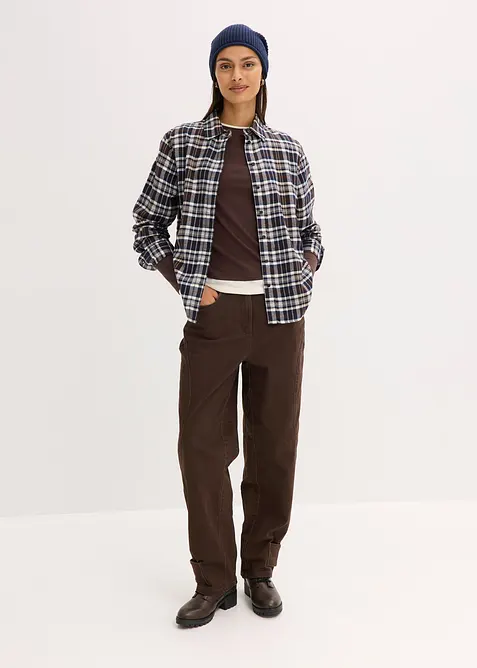 Flanelová košile z čisté bavlny, bonprix