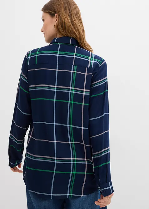 Dlouhá halenka ze splývavé viskózy, bonprix