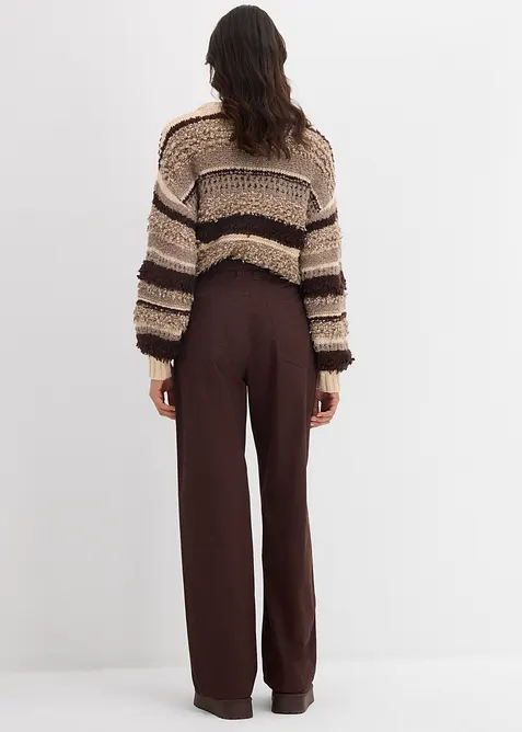 Keprov&eacute; kalhoty z čist&eacute; bavlny, bonprix