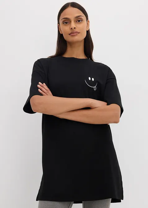 Dlouhé oversize triko z čisté organické bavlny, bonprix