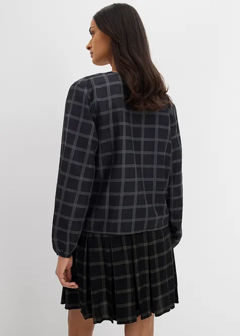 Široká halenka z měkké viskózy, bonprix