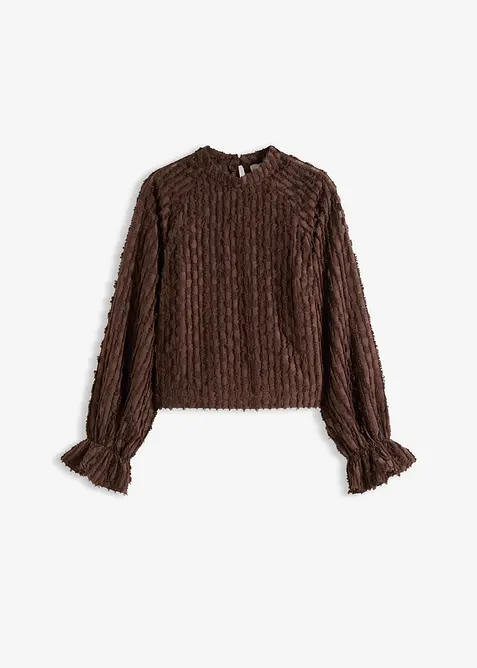 Halenka ze strukturovaného materiálu, bonprix