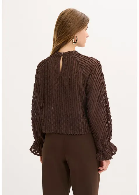 Halenka ze strukturovaného materiálu, bonprix