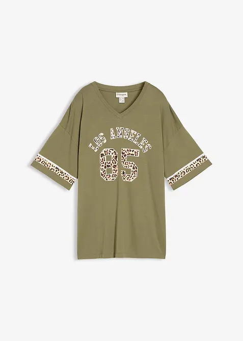 Oversize tričko z čisté organické bavlny, bonprix