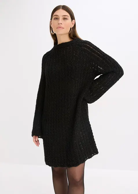 Pleten&eacute; mini&scaron;aty se sat&eacute;novou ma&scaron;l&iacute; a lehkou průhlednost&iacute;, bonprix