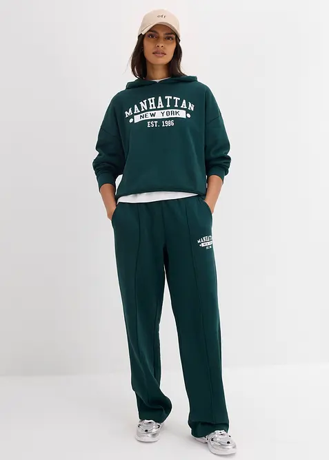 Oversize mikina s kapuc&iacute; z čist&eacute; bavlny, bonprix