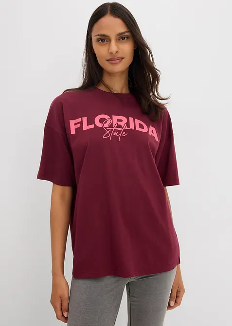 Oversize tričko z čist&eacute; organick&eacute; bavlny, bonprix