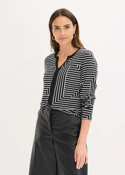 Visk&oacute;zov&eacute; tričko s dlouh&yacute;m ruk&aacute;vem, bonprix