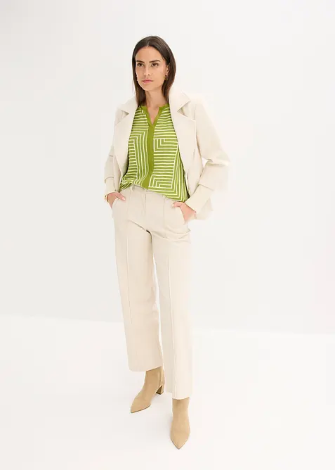 Viskózové tričko s dlouhým rukávem, bonprix