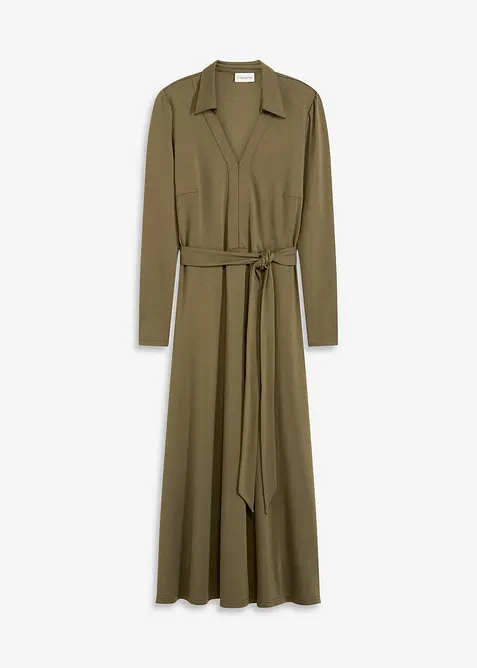 Košilové šaty s viskózou, bonprix