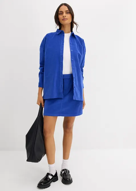 Oversize manšestrová košile, bonprix