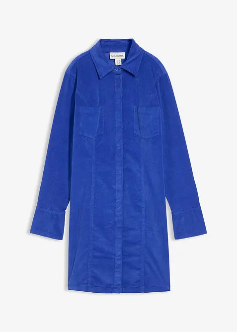 Přiléhavé manšestrové šaty, bonprix