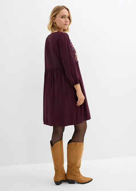 Tunikov&eacute; &scaron;aty ze spl&yacute;vav&eacute; visk&oacute;zy, bonprix