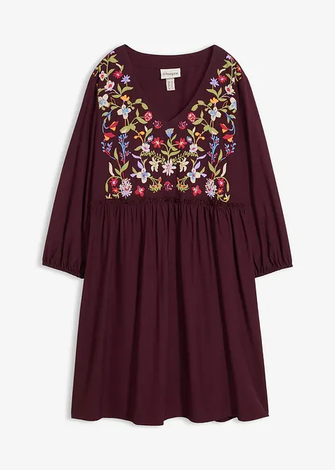 Tunikov&eacute; &scaron;aty ze spl&yacute;vav&eacute; visk&oacute;zy, bonprix