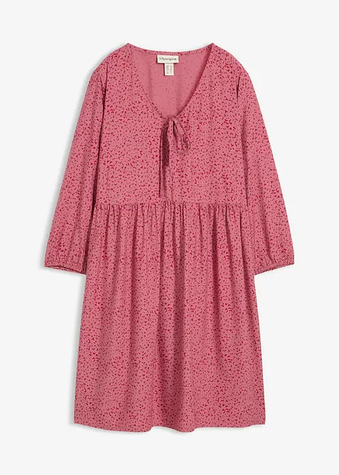 Tunikové šaty ze splývavé viskózy, bonprix