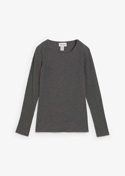 Žebrované termo tričko, bonprix