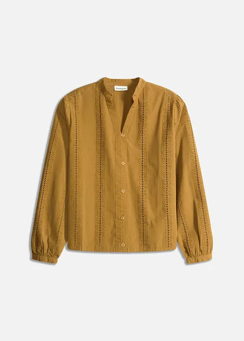 Halenka z bavlny, s krajkovými detaily, bonprix