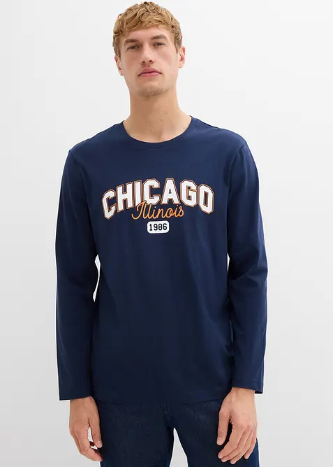 Triko s dlouhým rukávem, z čisté organické bavlny (2 ks v balení), bonprix