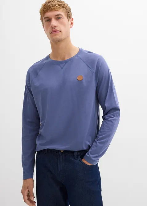 Tričko s dlouhým rukávem (2 ks v balení) z čisté bavlny, bonprix