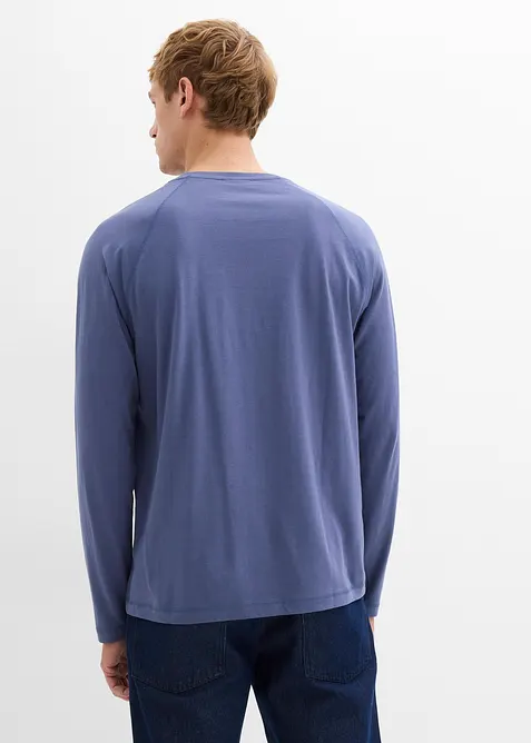 Tričko s dlouhým rukávem (2 ks v balení) z čisté bavlny, bonprix