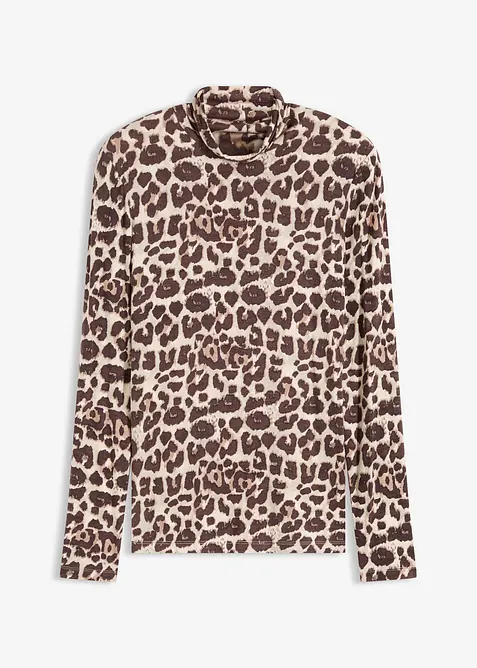 Tričko s dlouhým rukávem z měkké směsi s viskózou, bonprix