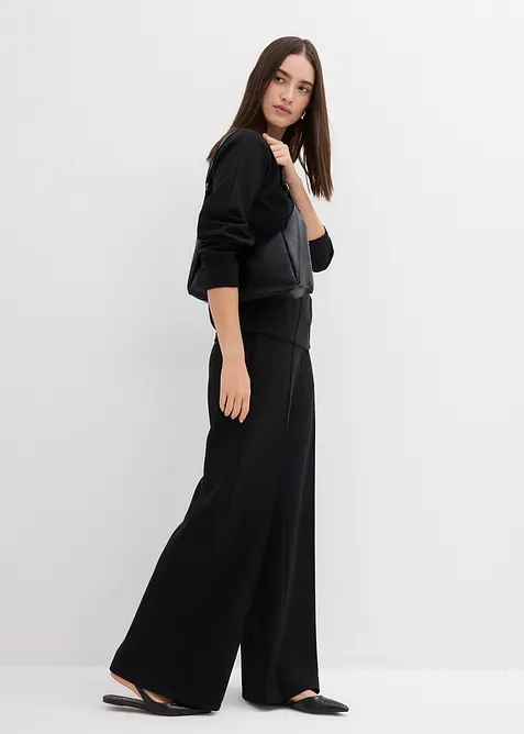 Triko s dlouhým rukávem, z materiálu Punto di Roma, bonprix