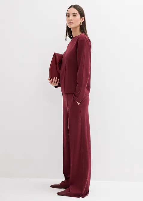 Triko s dlouhým rukávem, z materiálu Punto di Roma, bonprix