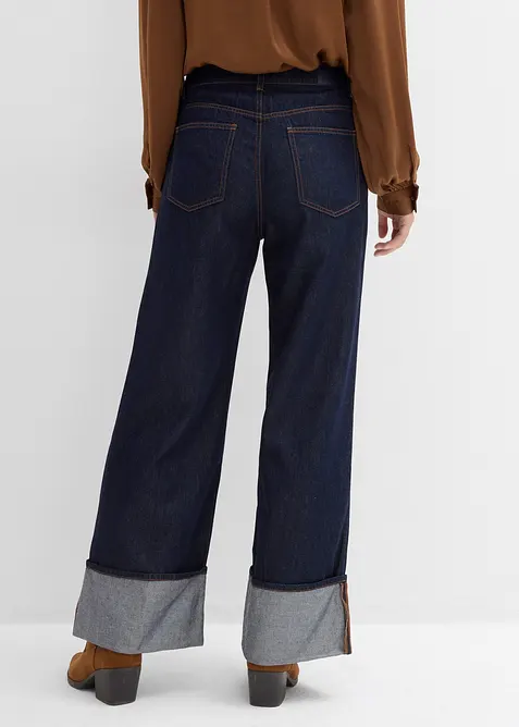 Džíny Baggy, Mid Waist, bonprix