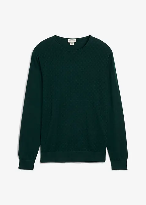 Svetr z jemn&eacute; pleteniny s luxusn&iacute; merino vlnou, bonprix