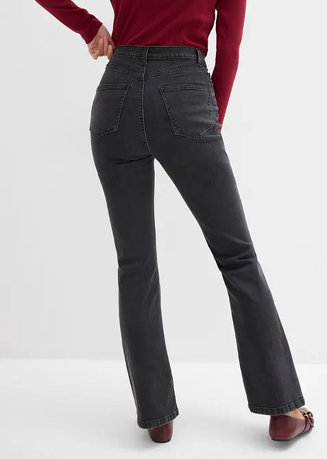 Džíny Bootcut, High Waist, bonprix