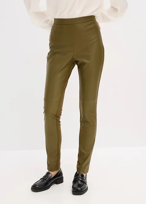 Kalhoty z uměl&eacute; kůže a Punto di Roma, bonprix