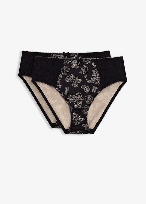 Maxikalhotky s jemnou krajkou (2 ks v balení), bonprix