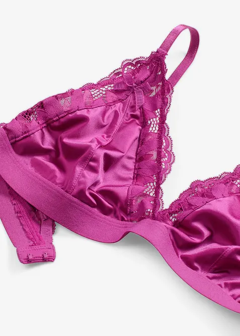 Podprsenkový top z lesklého materiálu, bonprix