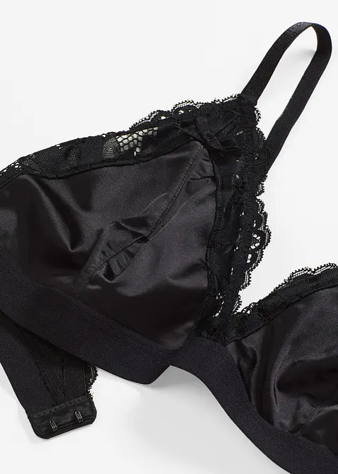 Podprsenkový top z lesklého materiálu, bonprix