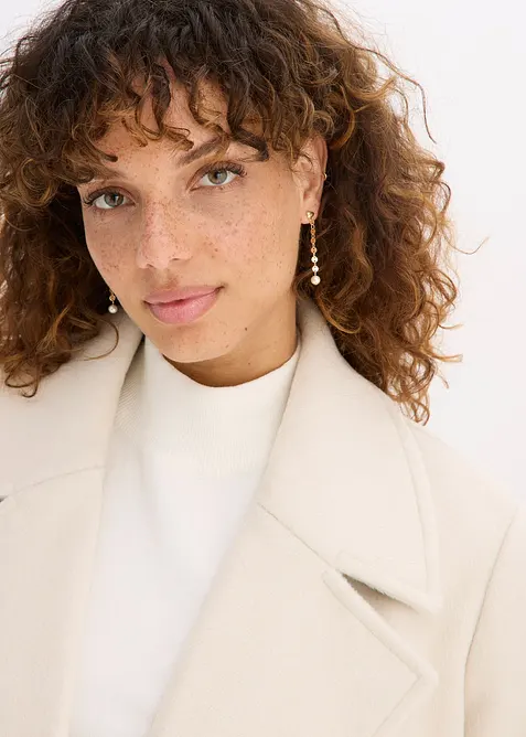 Náušnice se skleněnou perlou, bonprix