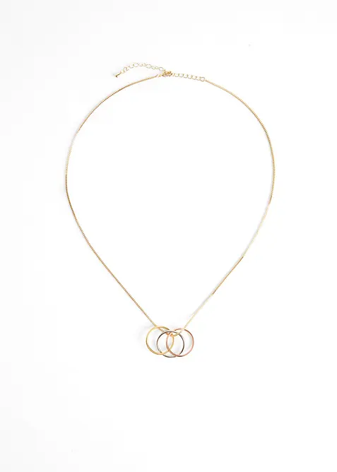 Víceřadý náhrdelník s přívěskem, bonprix