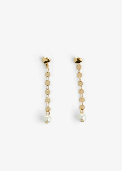 Náušnice se skleněnou perlou, bonprix