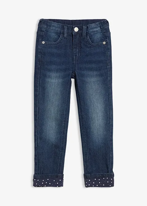 Termo džíny s žerzejovou podšívkou, Slim Fit, bonprix