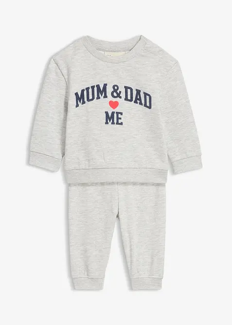 Mikina a kalhoty (2d&iacute;ln&aacute; souprava), bonprix