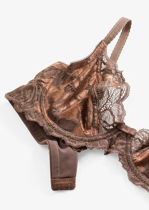 Podprsenka s kosticemi z dvoubarevné krajky, bonprix