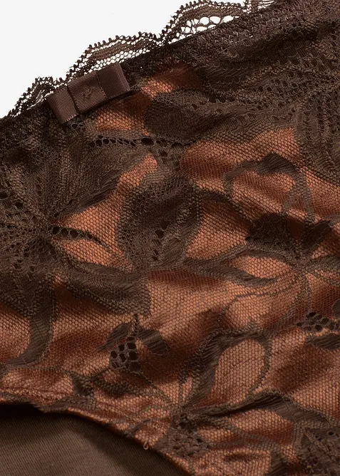 Kalhotky Hipster z dvoubarevné krajky, bonprix