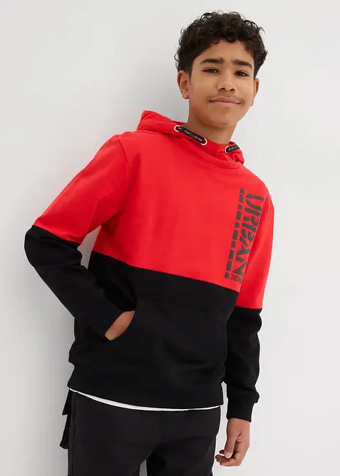 Mikina s kapucí, z čisté organické bavlny, bonprix