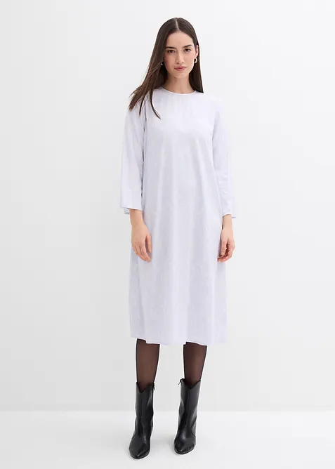 Květovan&eacute; midi &scaron;aty z čist&eacute; visk&oacute;zy, bonprix