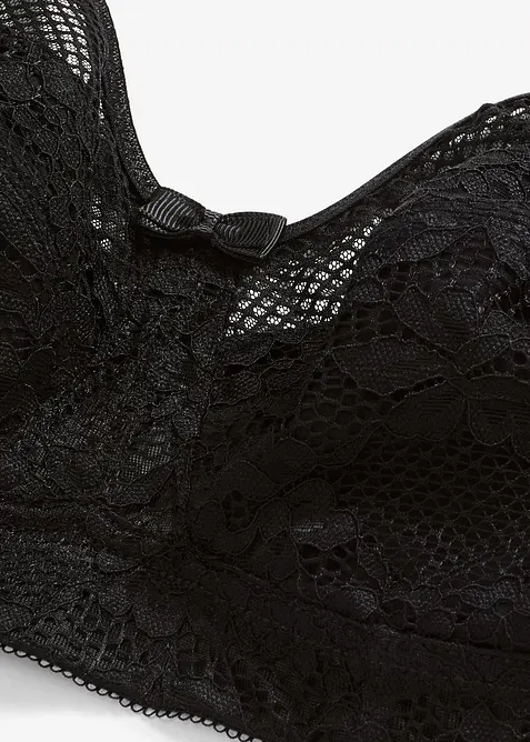 Odlehčující podprsenka bez kostic, s polstrovanými ramínky, bonprix